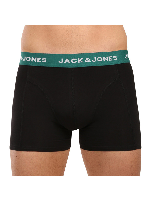 Jack & Jones Sada troch - pánske boxerky Jack and Jones čierne