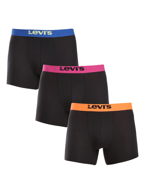 Levi's® Sada troch - pánske boxerky Levis čierne