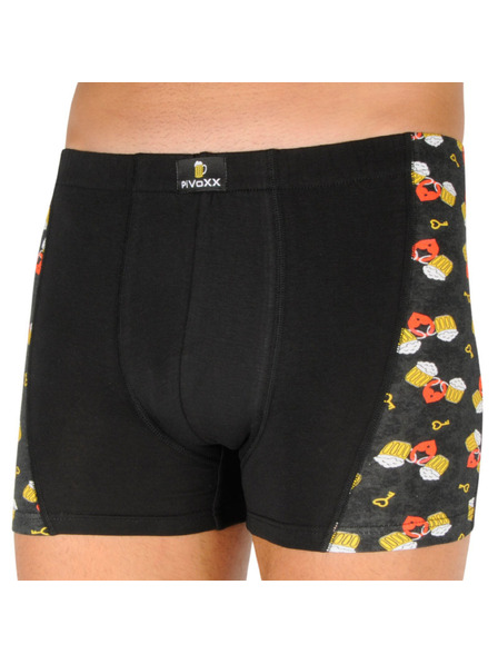 VoXX Pánske boxerky VoXX čierne (Kamil pivo/love)