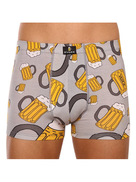 VoXX Pánske boxerky VoXX viacfarebné (Kevin-beer/big light grey)