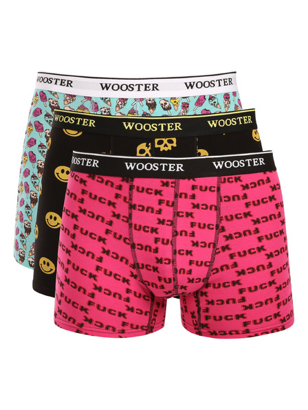 Wooster Sada troch - pánske boxerky Wooster viacfarebné