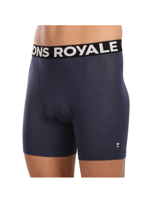 Mons Royale Pánske boxerky Mons Royale merino modré
