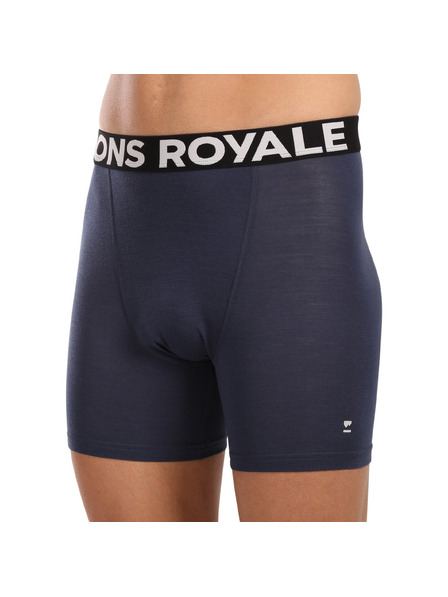 Mons Royale Pánske boxerky Mons Royale merino modré