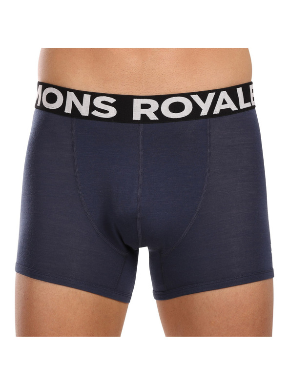 Mons Royale Pánske boxerky Mons Royale tmavo modré