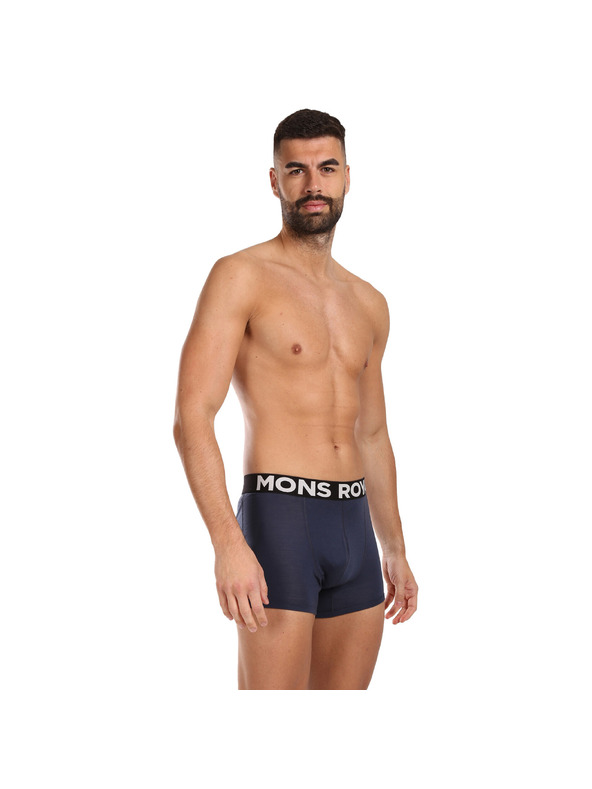 Mons Royale Pánske boxerky Mons Royale tmavo modré