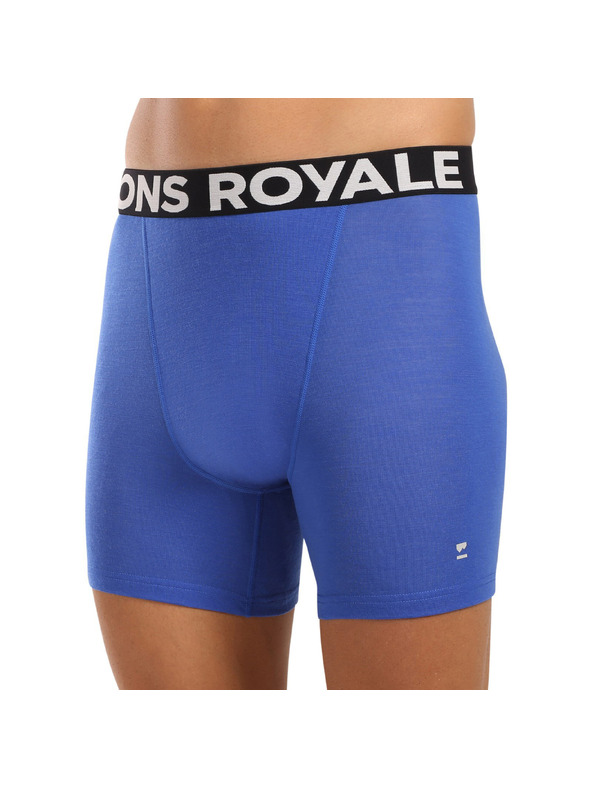 Mons Royale Pánske boxerky Mons Royale merino modré