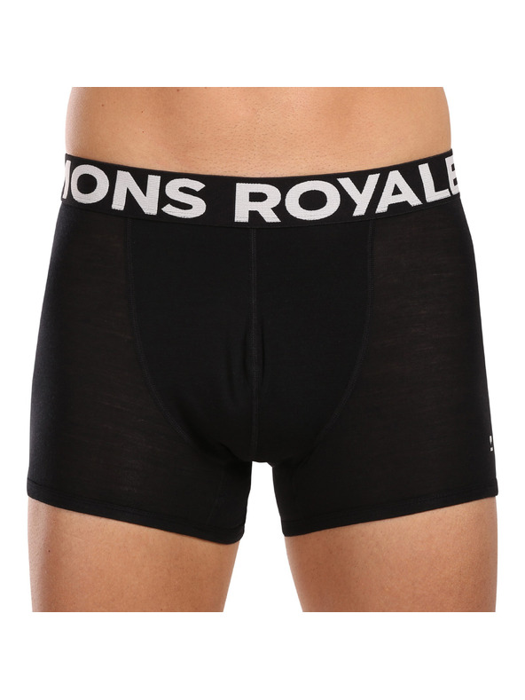 Mons Royale Pánske boxerky Mons Royale čierne