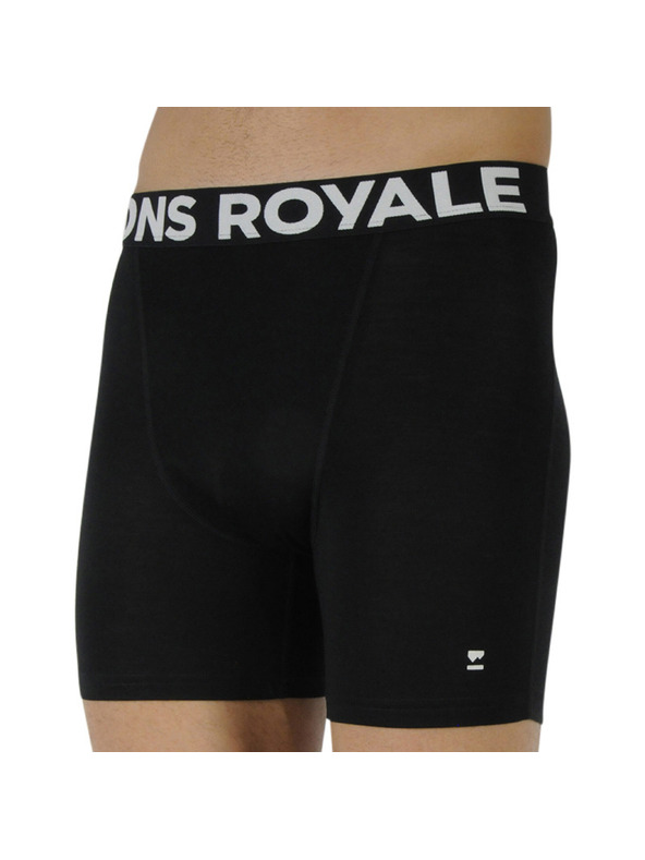 Mons Royale Pánske boxerky Mons Royale merino čierne