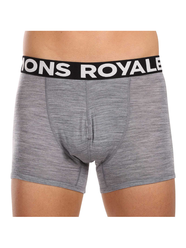 Mons Royale Pánske boxerky Mons Royale sivé