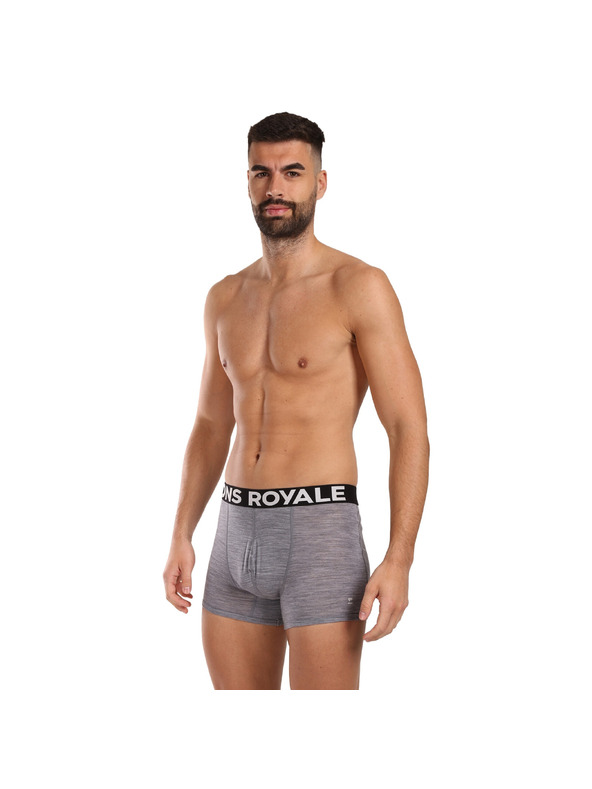 Mons Royale Pánske boxerky Mons Royale sivé