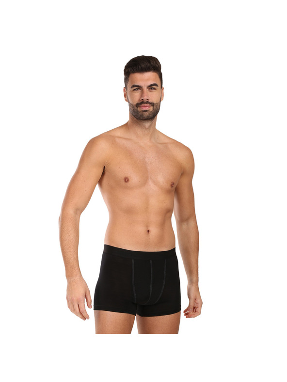 Sensor Pánske boxerky Sensor Active merino čierne
