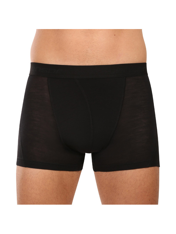 Sensor Pánske boxerky Sensor Air merino čierne
