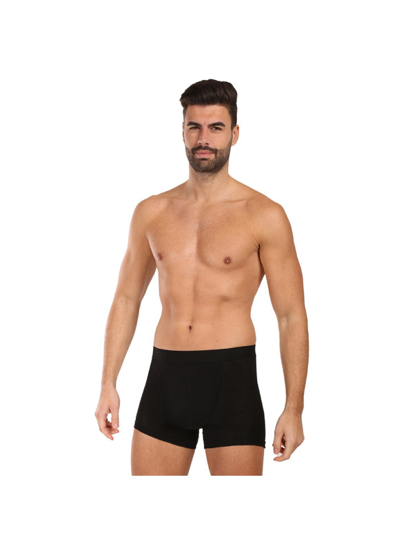 Sensor Pánske boxerky Sensor Air merino čierne