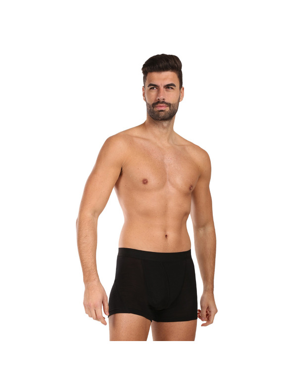 Sensor Pánske boxerky Sensor Air merino čierne