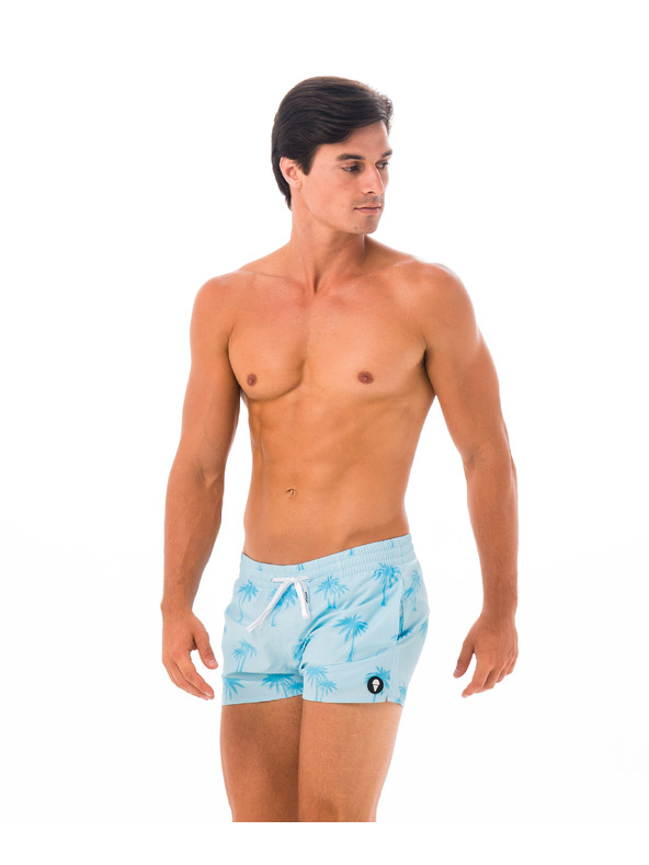 69slam Pánske plavky 69SLAM PALM BLUE