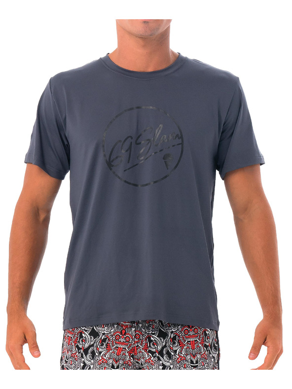 69slam Pánske tričko 69SLAM BUBBLE GREY UPF +30