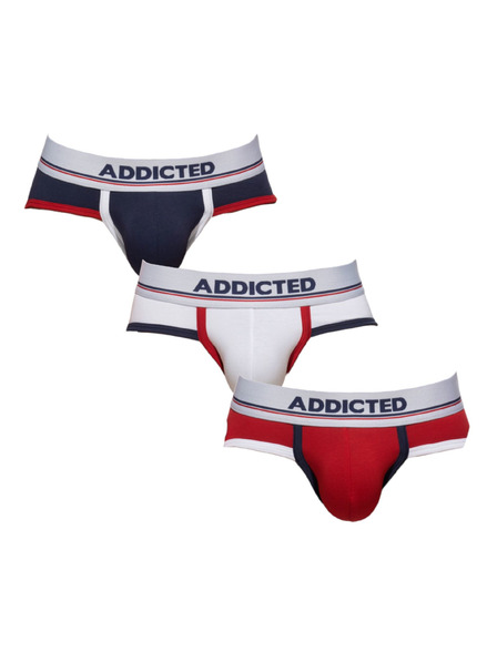 ADDICTED Sada troch - pánske slipy Addicted viacfarebné