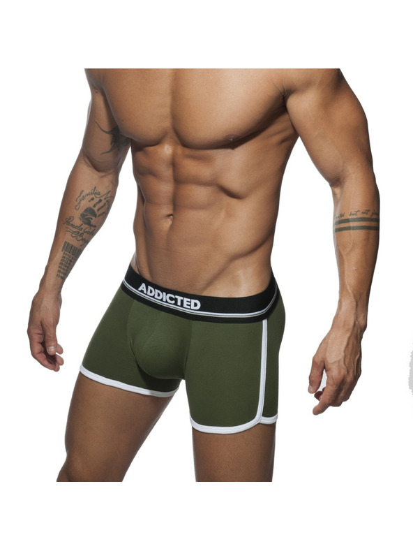 ADDICTED Pánske boxerky Addicted zelené