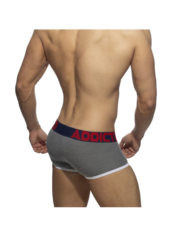 ADDICTED Pánske boxerky Addicted sivé