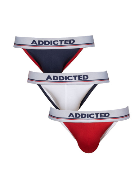 ADDICTED Sada troch - pánske jocksy Addicted viacfarebné