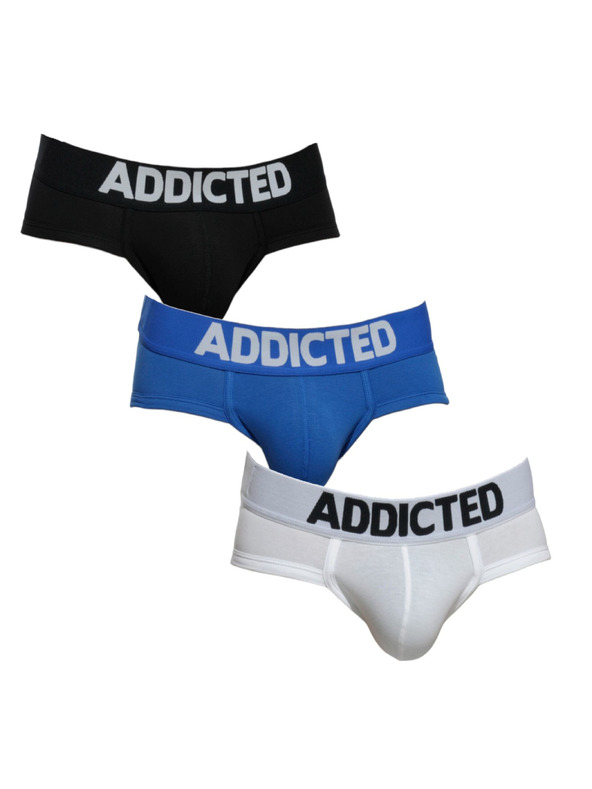ADDICTED Sada troch - pánske slipy Addicted viacfarebné