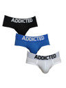 ADDICTED Sada troch - pánske slipy Addicted viacfarebné