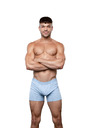 Andrew Christian Pánske boxerky Andrew Christian modré MESH GYM