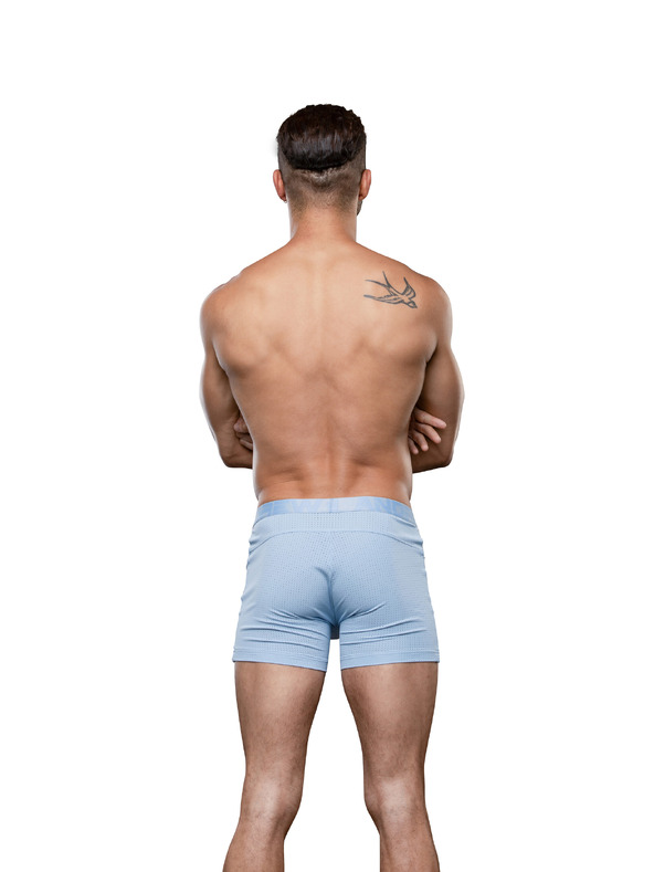 Andrew Christian Pánske boxerky Andrew Christian modré MESH GYM