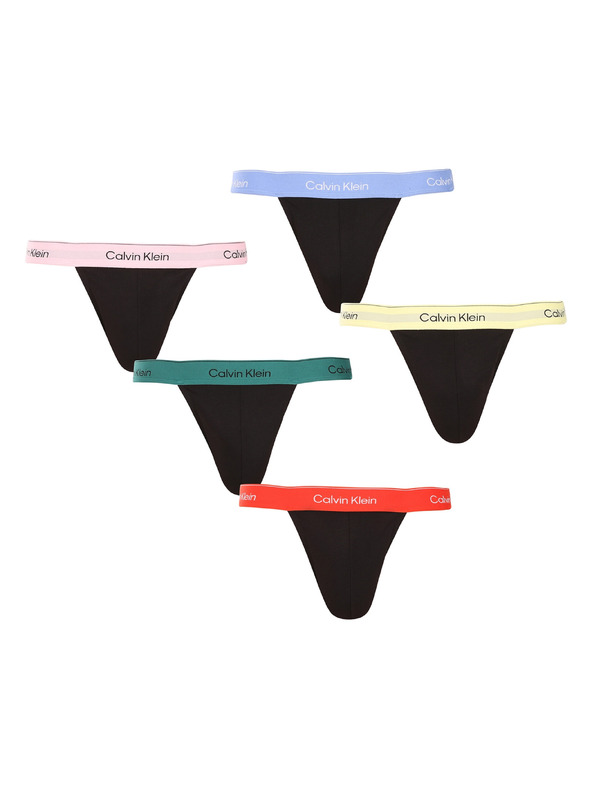 Calvin Klein Sada piatich - pánske jocksy Calvin Klein čierne