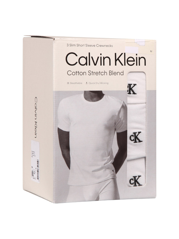 Calvin Klein Sada troch - pánske tričko Calvin Klein biele
