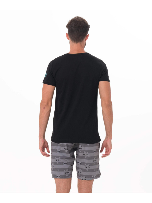 69slam Pánske tričko 69SLAM PINE SKULL BLACK