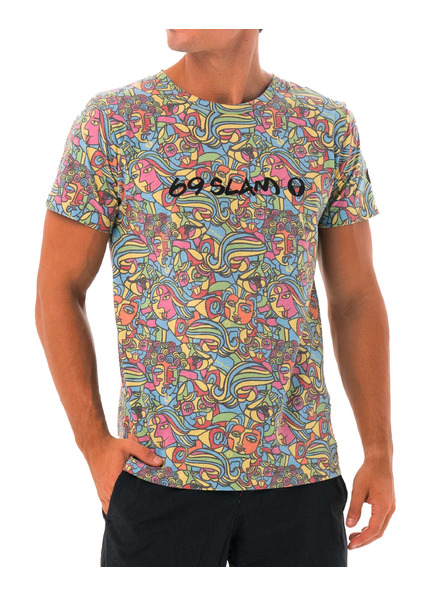 69slam Pánske tričko 69SLAM CUBISM MOCK