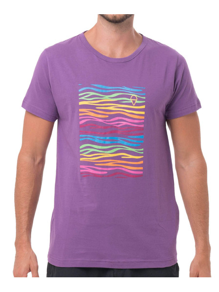 69slam Pánske tričko 69SLAM ZEBRA NEON PURPLE