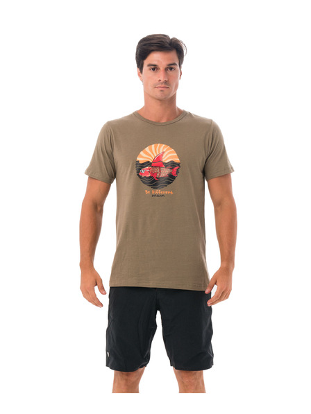 69slam Pánske tričko 69SLAM SHARK CRUISE KHAKI