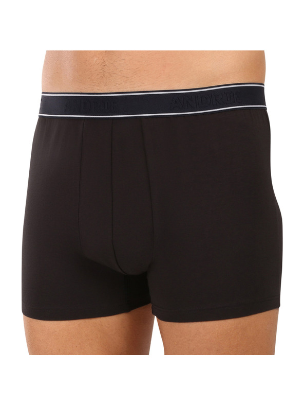 andrie Pánske boxerky Andrie čierne (PS 5828/black)