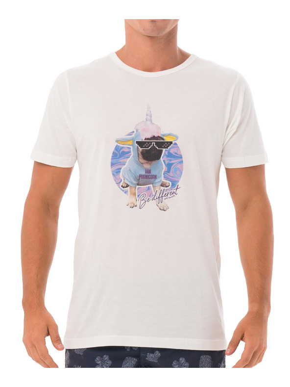 69slam Pánske tričko 69SLAM PUGNICORN WHITE