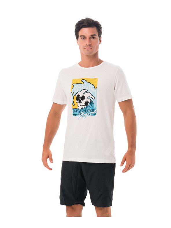 69slam Pánske tričko 69SLAM SKULL ISLE WHITE
