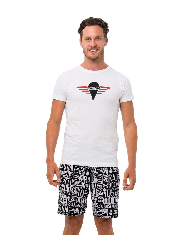 69slam Pánske tričko 69SLAM GI NINE WHITE