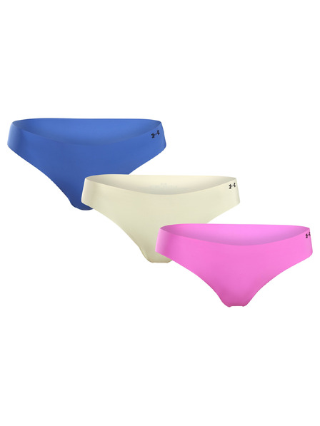 Under Armour Dámske tanga Under Armour UA Pure Stretch NS (3ks)