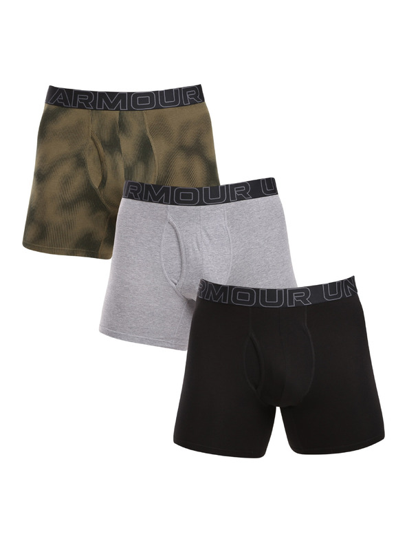 Under Armour Pánske boxerky Under Armour M UA Perf Cotton Nov 6in (3ks)