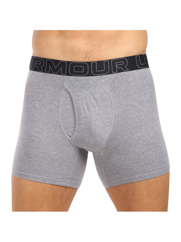 Under Armour Pánske boxerky Under Armour M UA Perf Cotton Nov 6in (3ks)
