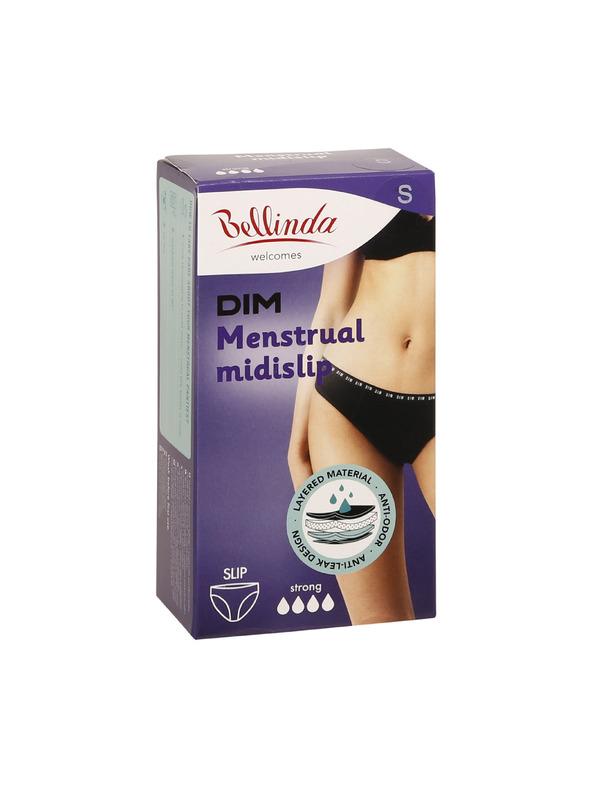 Bellinda Čierne menštruačné nohavičky Bellinda MENSTRUAL SLIP STRONG
