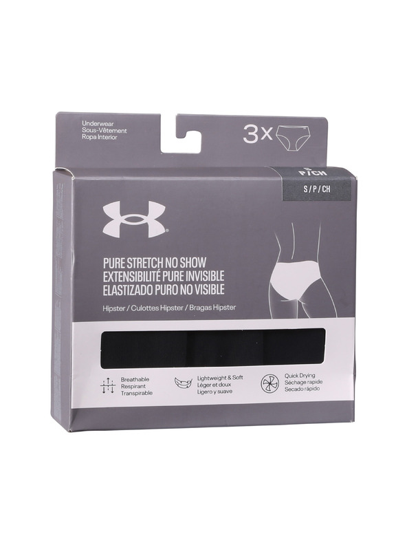 Under Armour Dámske nohavičky Under Armour UA Pure Stretch NS (3ks)