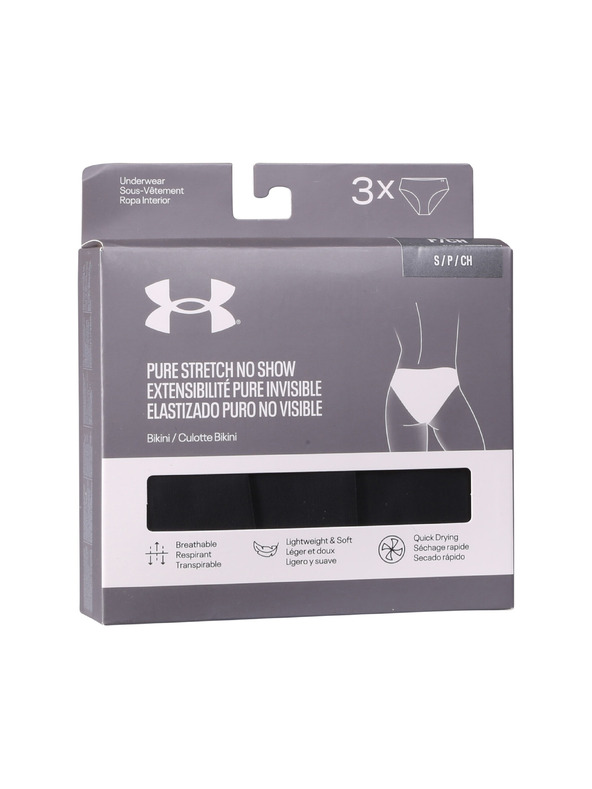Under Armour Dámske nohavičky Under Armour UA Pure Stretch NS (3ks)