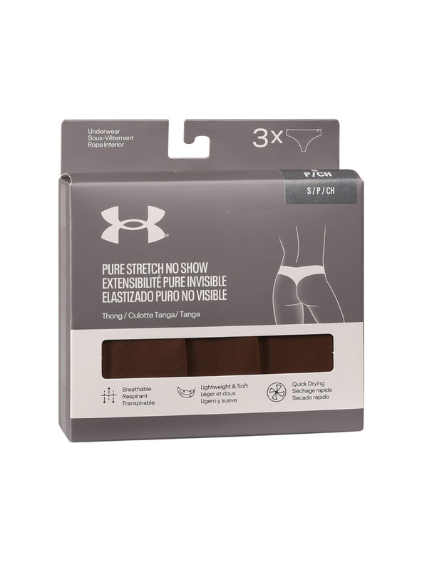 Under Armour Dámská tanga Under Armour UA Pure Stretch NS (3ks)