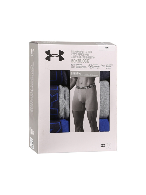 Under Armour Pánske boxerky Under Armour M UA Perf Cotton (3ks)