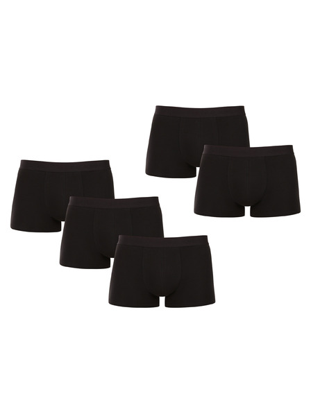 Jack & Jones Sada piatich čiernych boxeriek Jack & Jones Tone