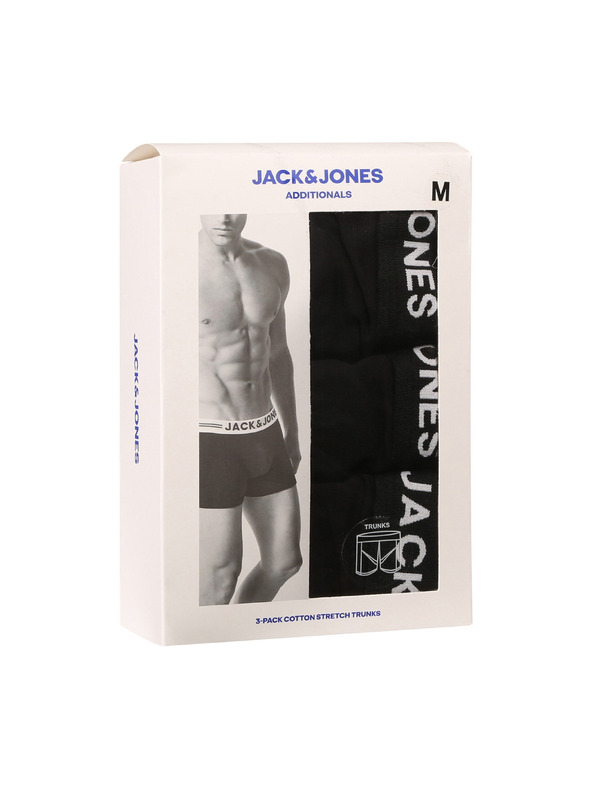 Jack & Jones Sada troch čiernych boxeriek Jack & Jones Anthony