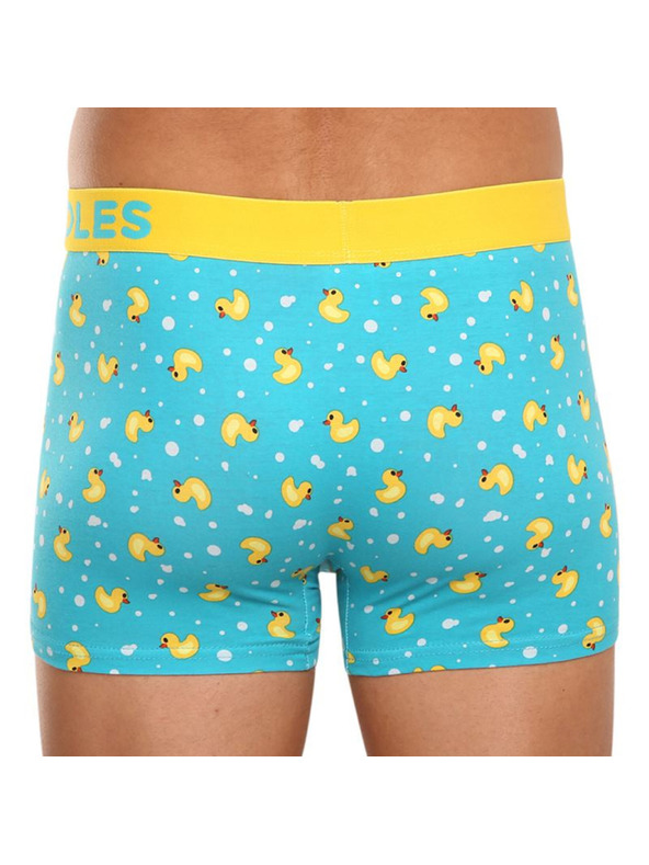 Dedoles Svetlomodré vtipné pánske boxerky Dedoles Duckies