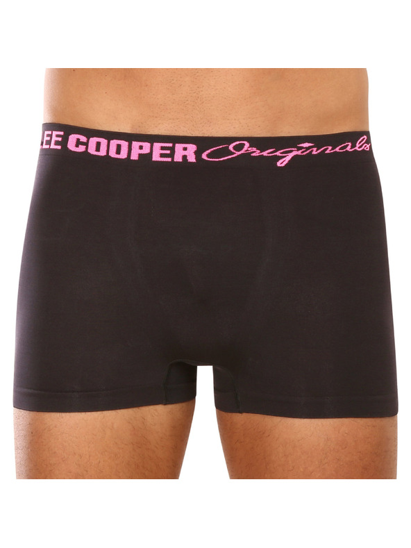 Lee Cooper Súprava piatich párov čiernych pánskych boxeriek Lee Cooper